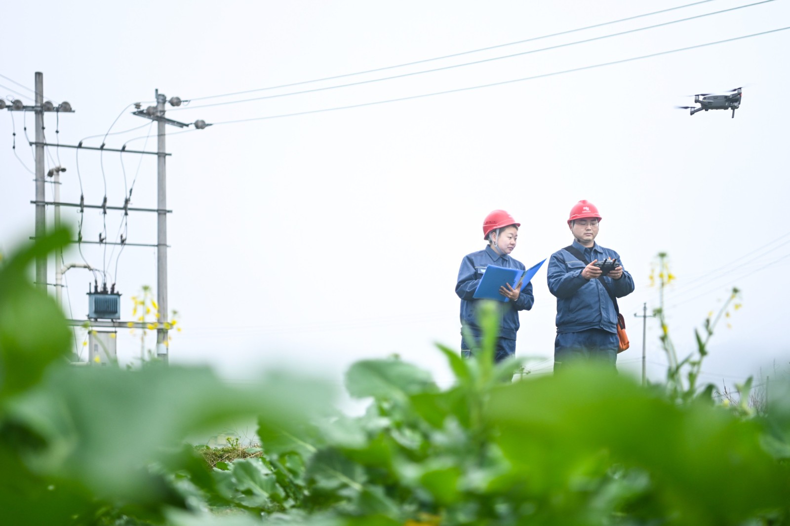 2月17日,凯里岑巩供电局工作人员对岑巩县天马镇10千伏马街线开展春节巡视。 (4).jpg